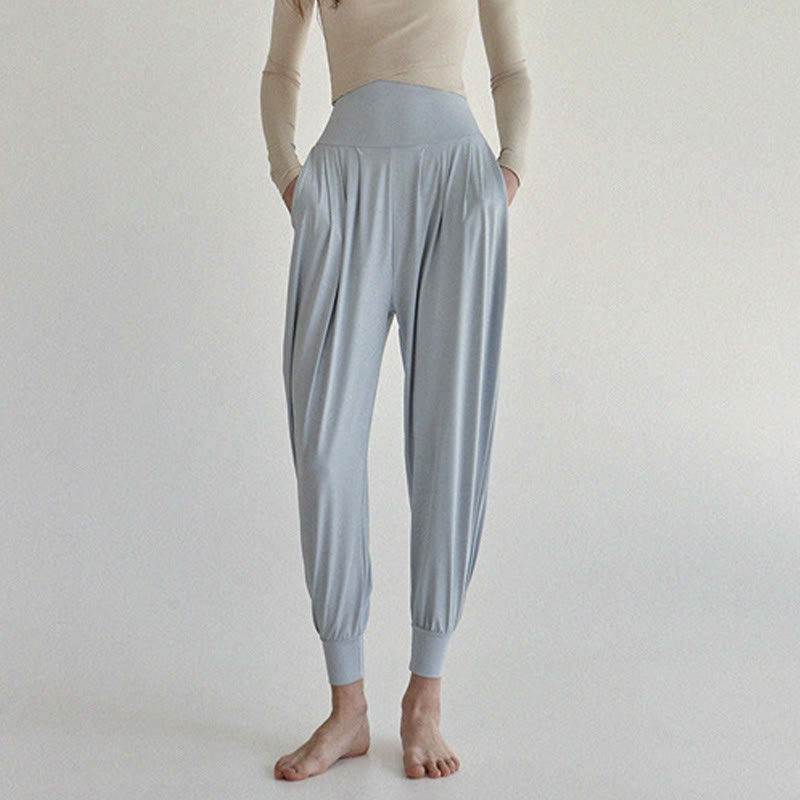 Pantalones Leica de talle alto, informales, de secado rápido y con bolsillos para mujer de Buddha Stones - image 14