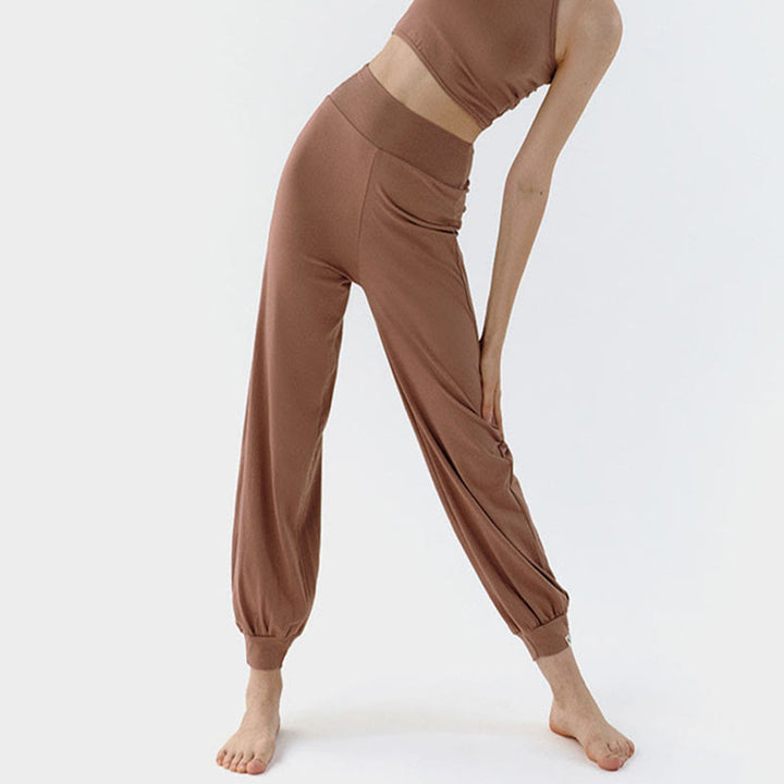 Pantalones Leica de talle alto, informales, de secado rápido y con Buddha Stones para mujer - image 5