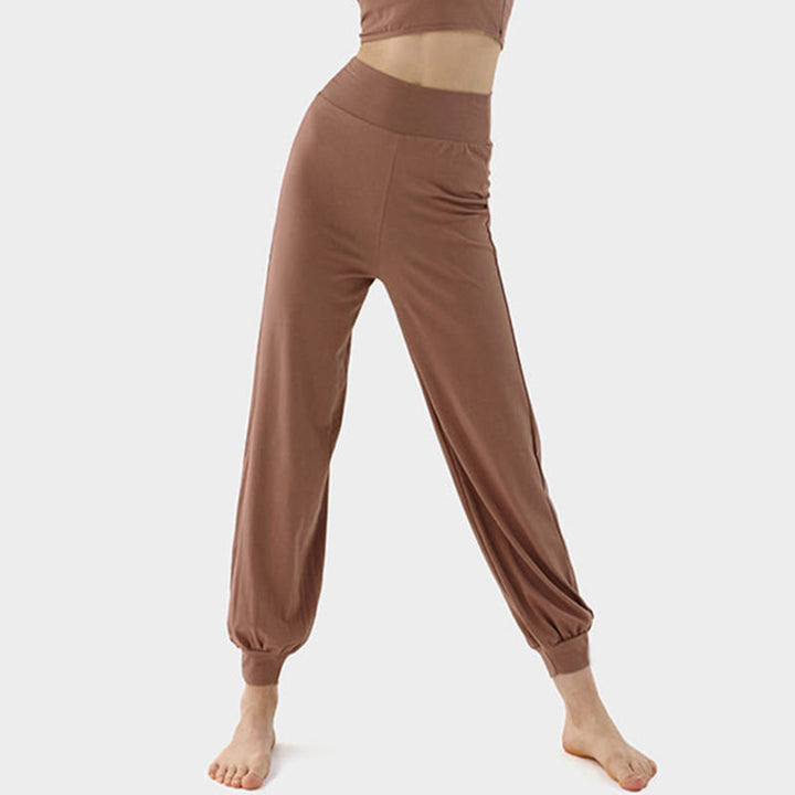 Pantalones Leica de talle alto, informales, de secado rápido y con Buddha Stones para mujer - image 3