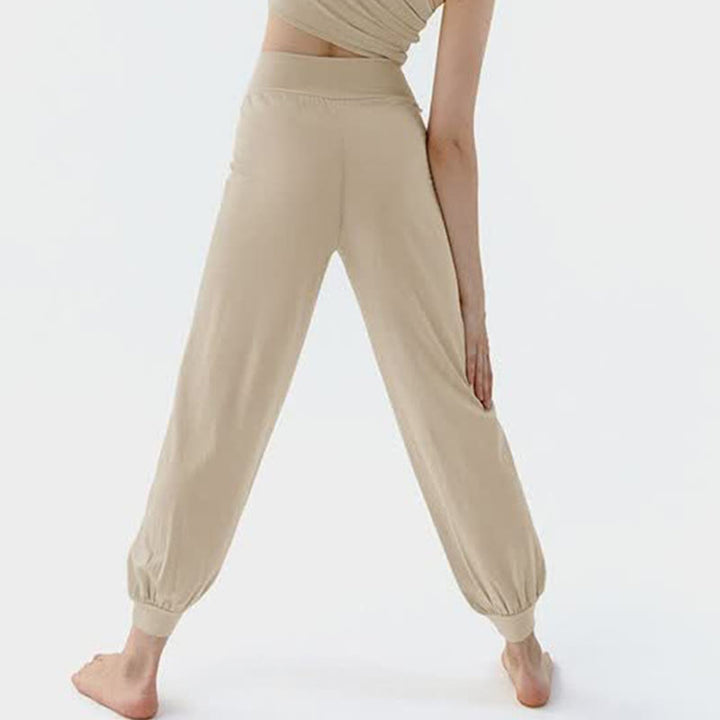 Pantalones Leica de talle alto, informales, de secado rápido y con Buddha Stones para mujer - image 9