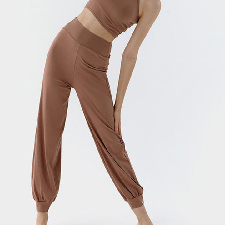 Pantalones Leica de talle alto, informales, de secado rápido y con Buddha Stones para mujer - image 1