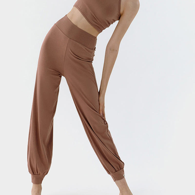 Pantalones Leica de talle alto, informales, de secado rápido y con Buddha Stones para mujer - image 1