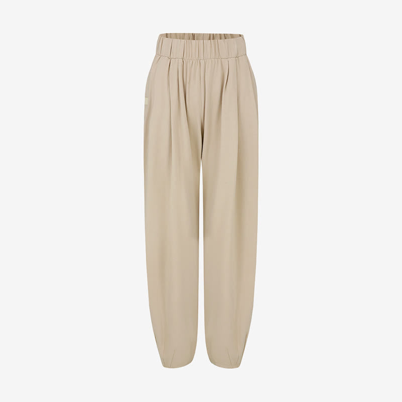 Pantalones harén Leica holgados, informales, transpirables y con bolsillos para mujer de Buddha Stones - image 7