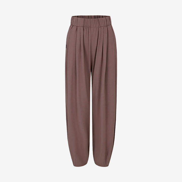 Pantalones harén Leica holgados, informales, transpirables y con bolsillos para mujer de Buddha Stones - image 24