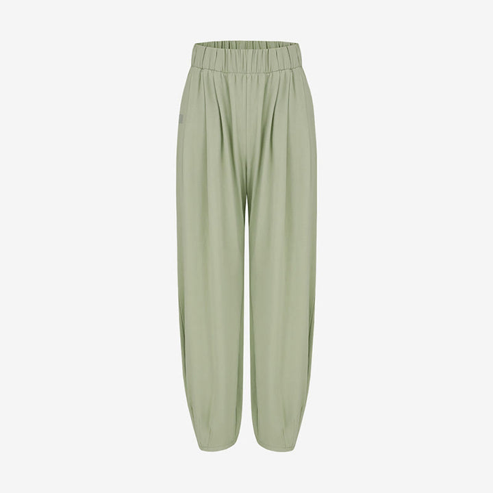 Pantalones harén Leica holgados, informales, transpirables y con bolsillos para mujer de Buddha Stones - image 17