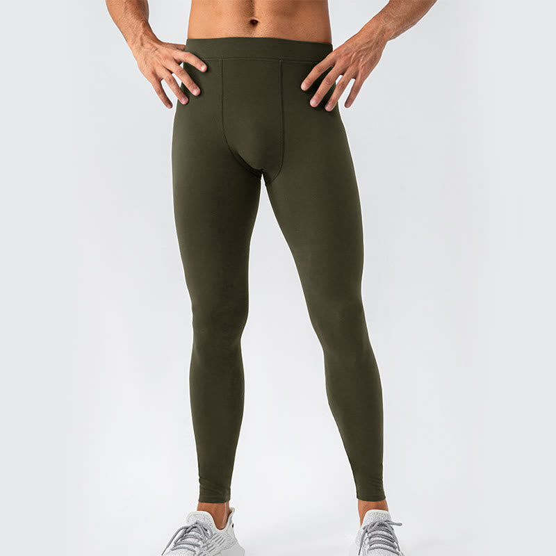 Pantalones deportivos transpirables elásticos de cintura alta con diseño de Buddha Stones para hombre