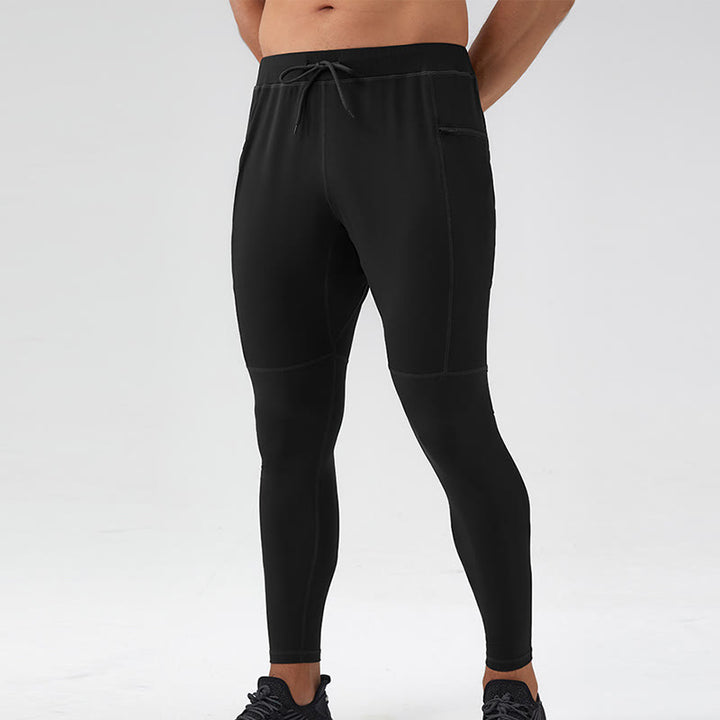 Pantalones deportivos de cintura alta con diseño de Buddha Stones, transpirables y de secado rápido para hombre con bolsillo con cremallera - Negro - US/UK/AU44, EU54 (2XL) - image 18