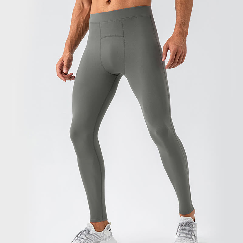 Pantalones deportivos de cintura alta con diseño de Buddha Stones , elásticos, de secado rápido, transpirables, para gimnasio y hombre - Gris - US/UK/AU44, UE54 (2XL) - image 0