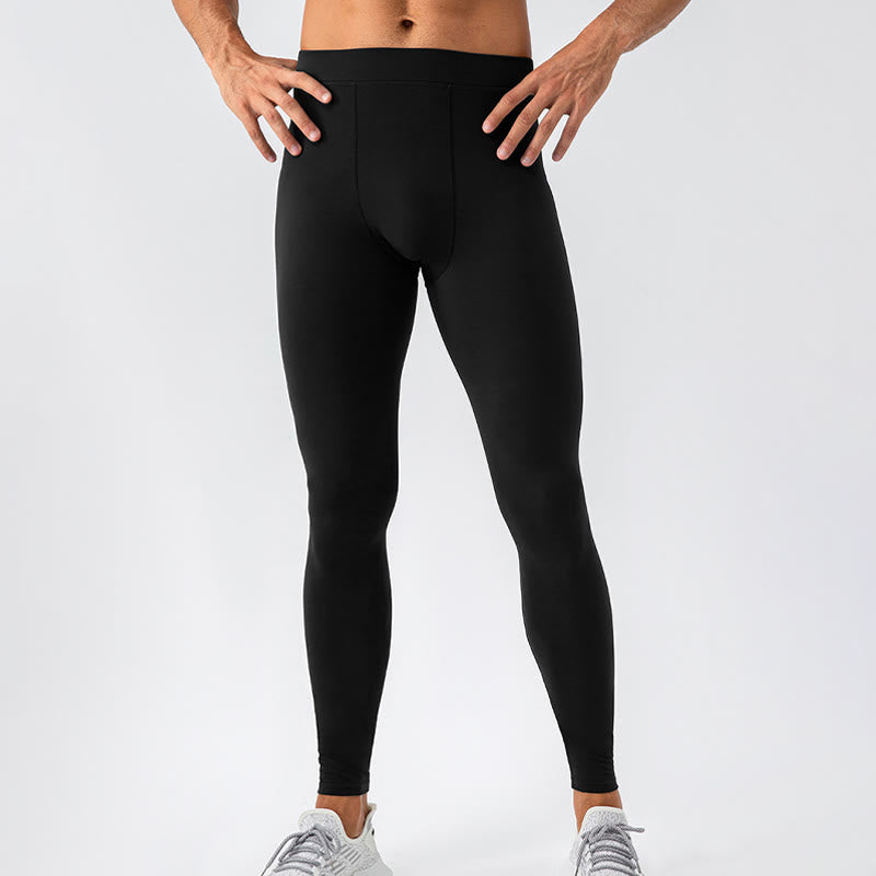 Pantalones deportivos transpirables elásticos de cintura alta con diseño de Buddha Stones para hombre