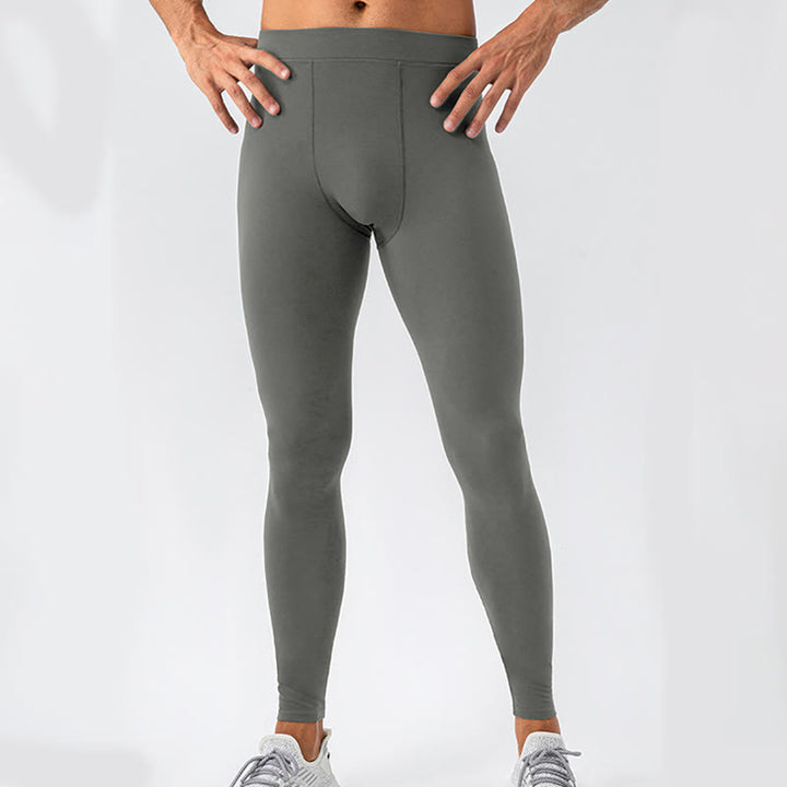 Pantalones deportivos transpirables elásticos de cintura alta con diseño de Buddha Stones para hombre