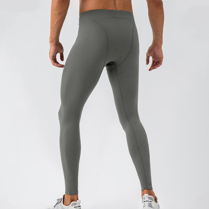 Pantalones deportivos transpirables elásticos de cintura alta con diseño de Buddha Stones para hombre