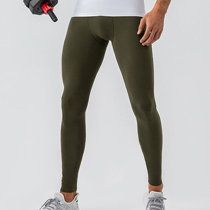 Pantalones deportivos transpirables elásticos de cintura alta con diseño de Buddha Stones para hombre