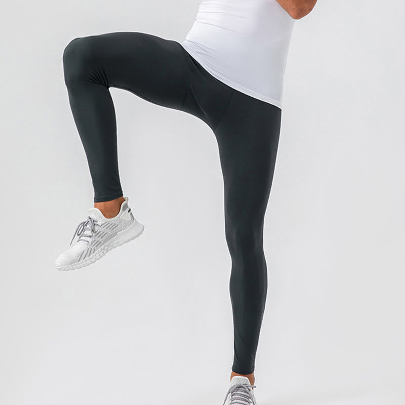 Pantalones deportivos transpirables elásticos de cintura alta con diseño de Buddha Stones para hombre - image 21