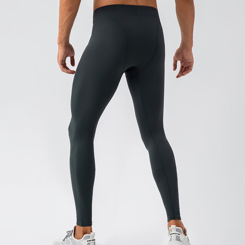 Pantalones deportivos transpirables elásticos de cintura alta con diseño de Buddha Stones para hombre