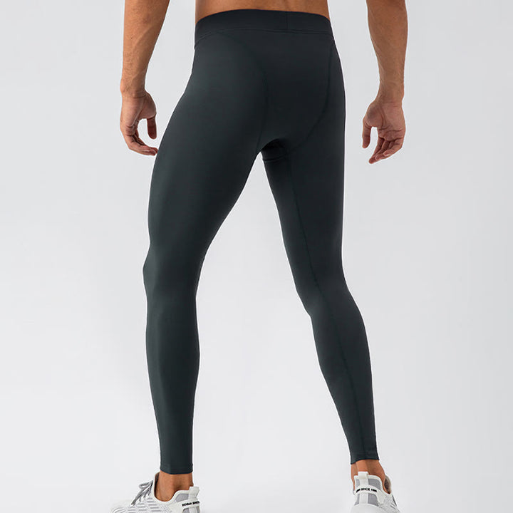 Pantalones deportivos transpirables elásticos de cintura alta con diseño de Buddha Stones para hombre