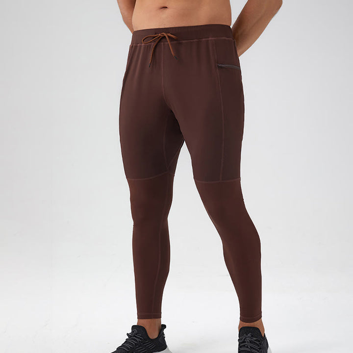 Pantalones deportivos de cintura alta con diseño de Buddha Stones, transpirables y de secado rápido para hombre con bolsillo con cremallera - image 11