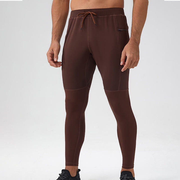 Pantalones deportivos de cintura alta con diseño de Buddha Stones, transpirables y de secado rápido para hombre con bolsillo con cremallera - image 2