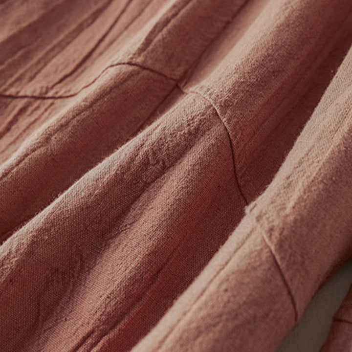 Pantalones harén de algodón para mujer, informales, holgados, de pierna recta, de longitud 7-8, con bolsillos y estampado de Buddha Stones - image 4