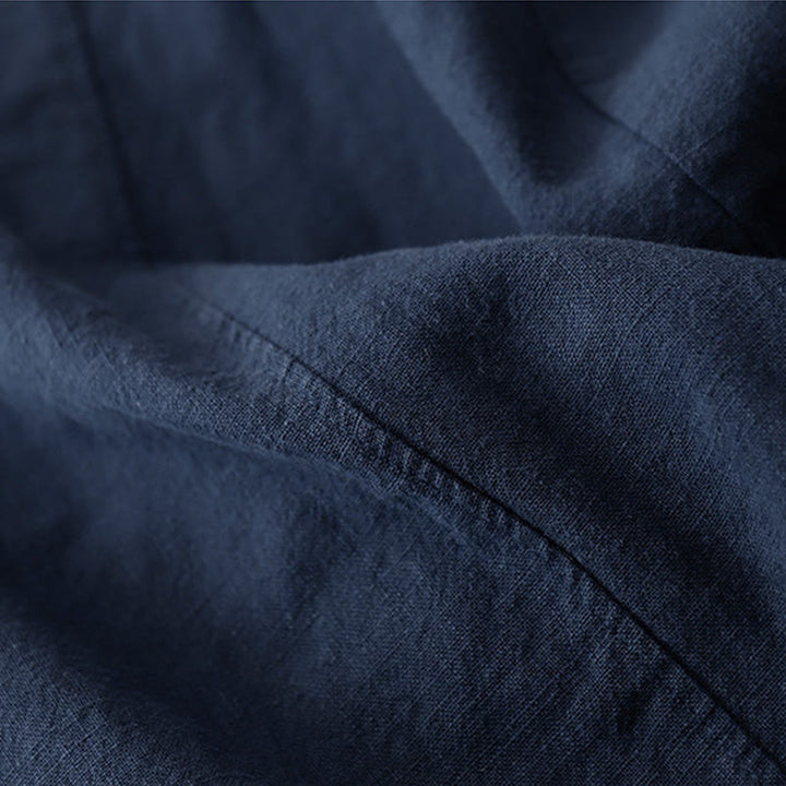 Pantalones harén de lino y algodón para mujer, de largo 7-8, informales, con bolsillos y estampado Buddha Stones - image 20