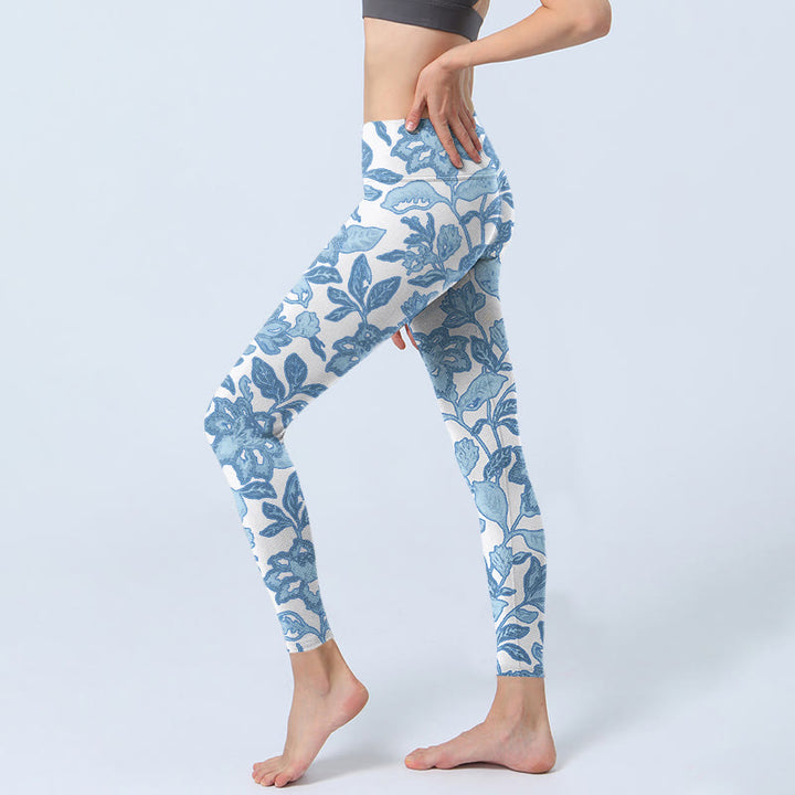 Leggings deportivos de fitness con estampado de Buddha Stones para mujer - image 2