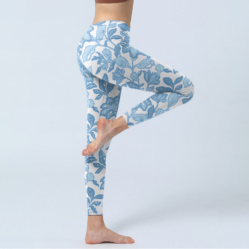 Leggings deportivos de fitness con estampado de Buddha Stones para mujer - image 3