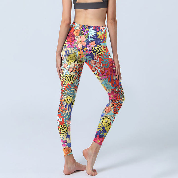 Leggings de yoga para mujer con estampado de Buddha Stones - image 4