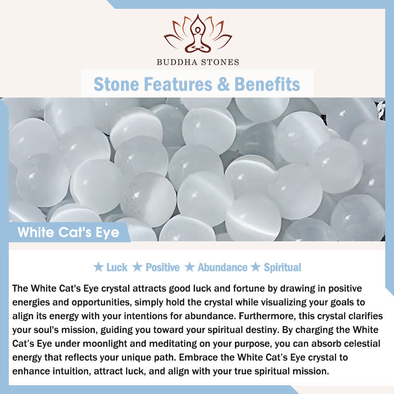 Buddha Stones Colgante de collar con forma de bola redonda de ojo de gato que inspira confianza - image 26