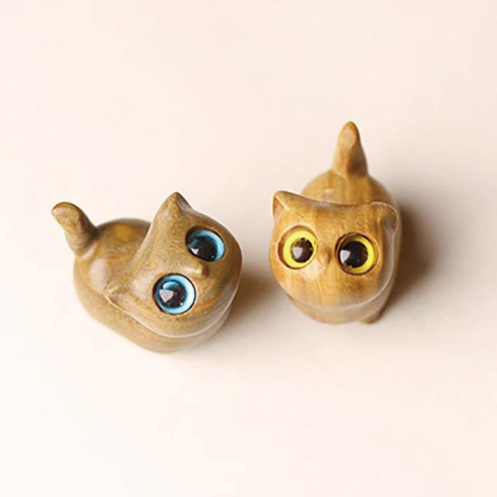 Buddha Stones, sándalo verde, madera de ébano, sándalo, hoja pequeña, sándalo rojo, mini gato de la suerte, decoración de paz - image 39