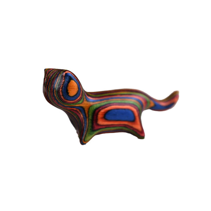 Buddha Stones, sándalo verde, hoja pequeña, sándalo rojo, madera de ébano, madera de arcoíris, mini gato caminante de la suerte, decoración positiva - image 18
