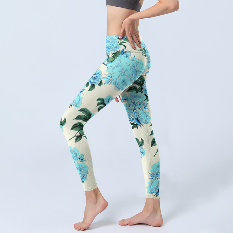 Leggings de yoga para mujer con estampado de Buddha Stones - image 3