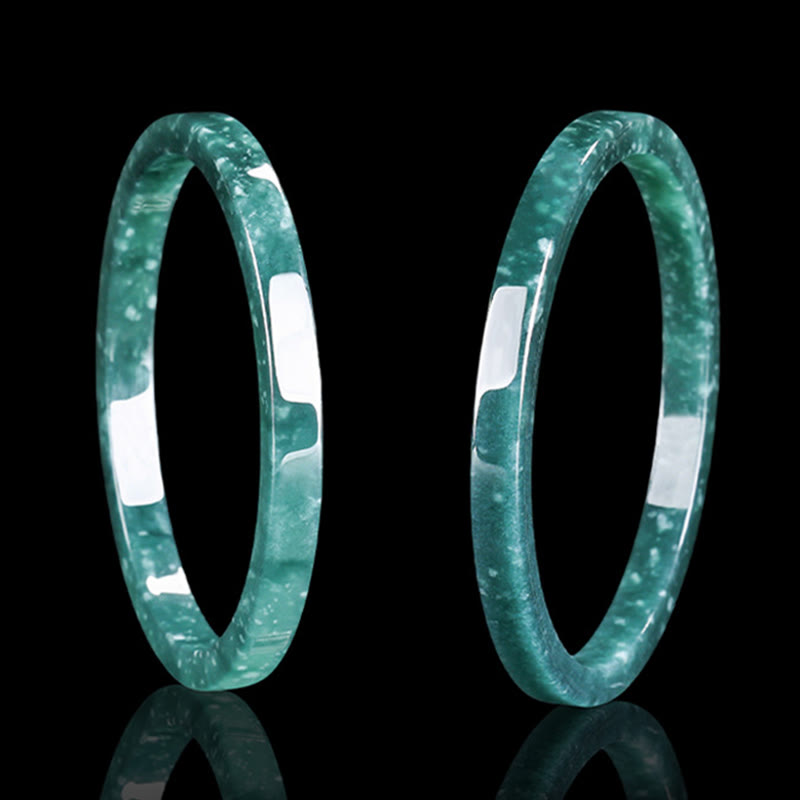 Pulsera fina de jade natural con Buddha Stones y abundancia