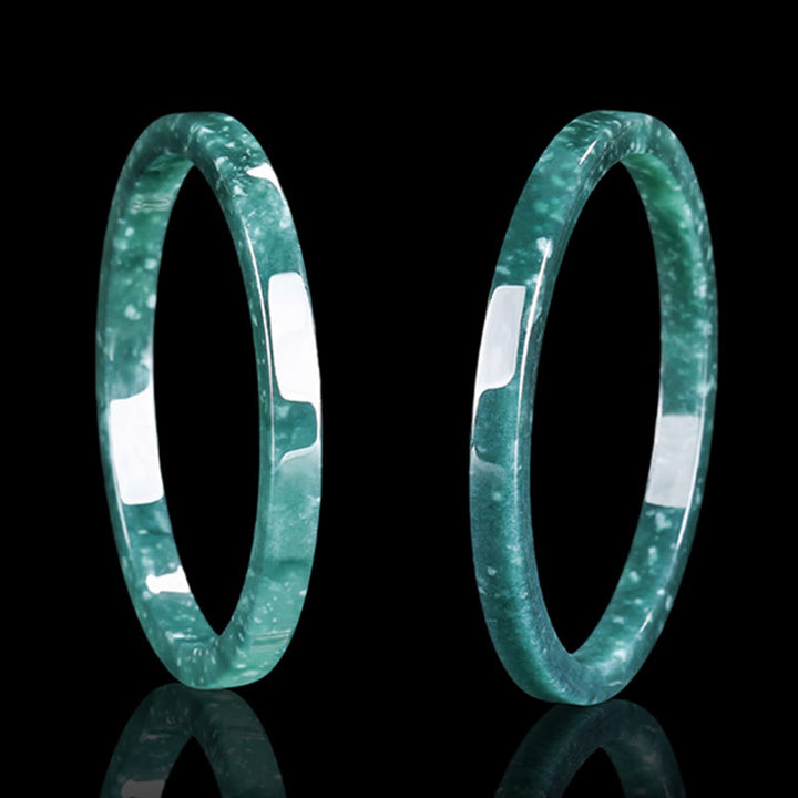 Pulsera fina de jade natural con Buddha Stones y abundancia
