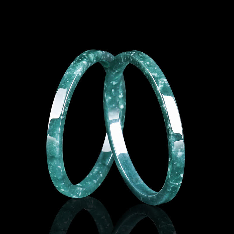Pulsera fina de jade natural con Buddha Stones y abundancia