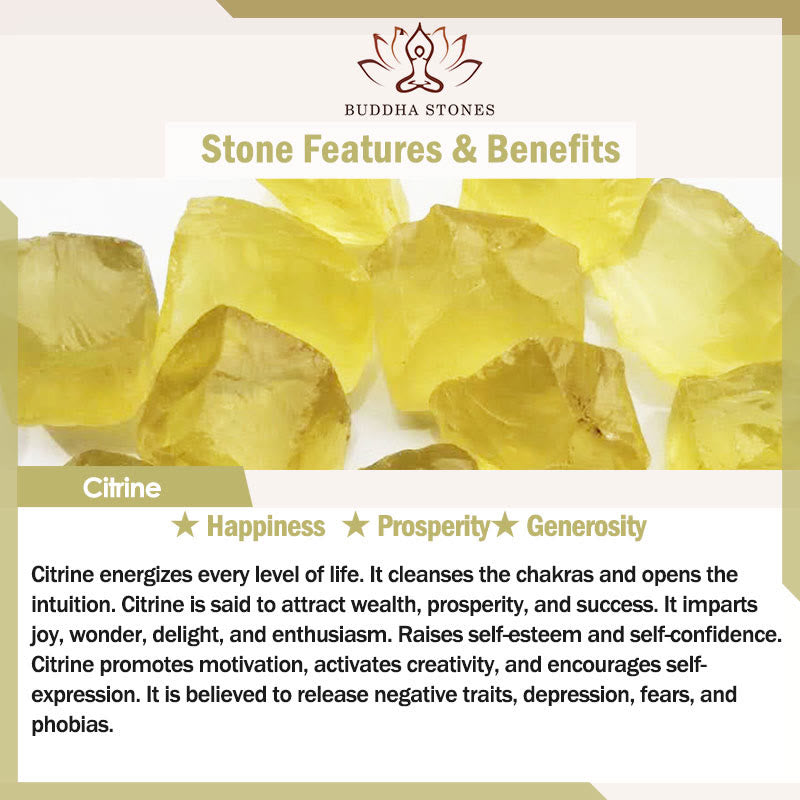 Llavero colgante con cuentas de amatista y citrino naturales de Buddha Stones