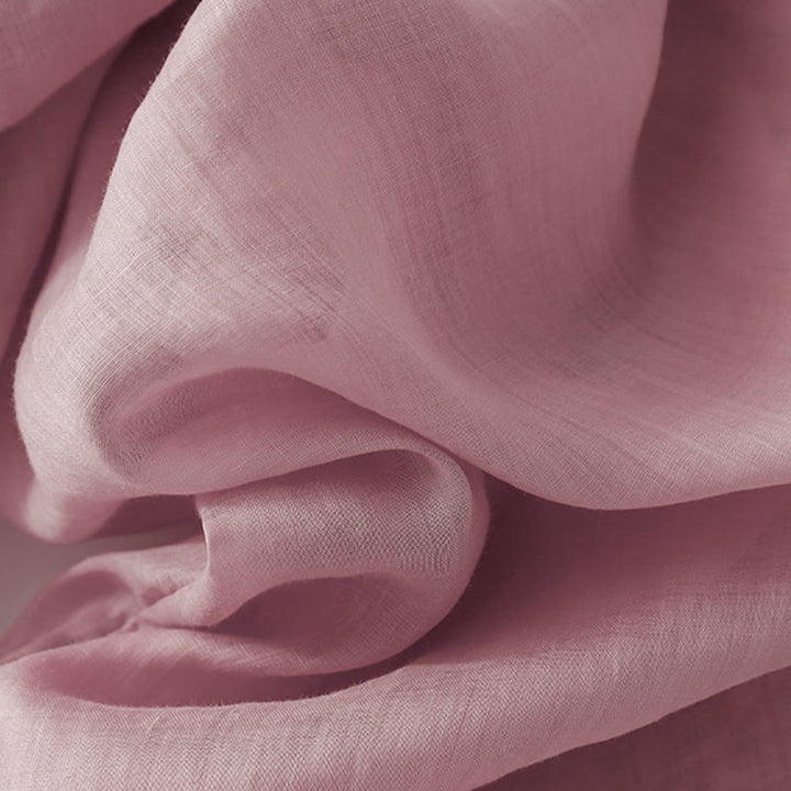 Pantalones anchos de lino y algodón de doble capa con bordado de Buddha Stones para mujer, con bolsillos - image 13