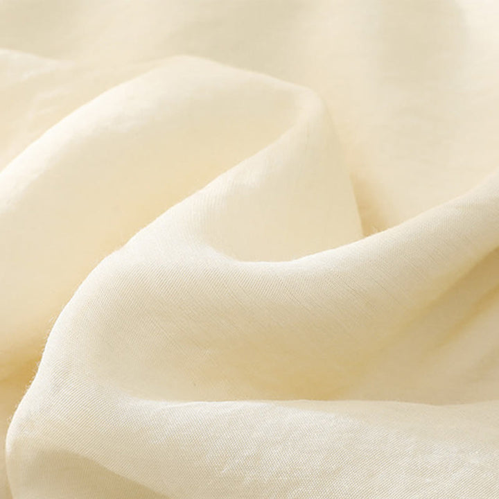 Pantalones anchos de lino y algodón con abertura y botones de rana china de doble capa con bordado artístico de flores y Buddha Stones para mujer - image 9