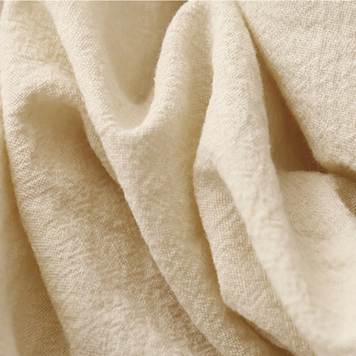 Pantalones de lino y algodón con diseño sencillo e informal de Buddha Stones para mujer, con bolsillos y abertura en la pierna ancha. - image 11