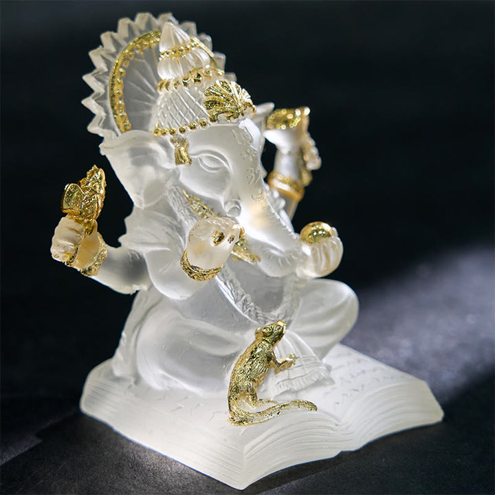 Estatua de elefante Ganesh Ganpati de Buddha Stones protectora para decoración del hogar
