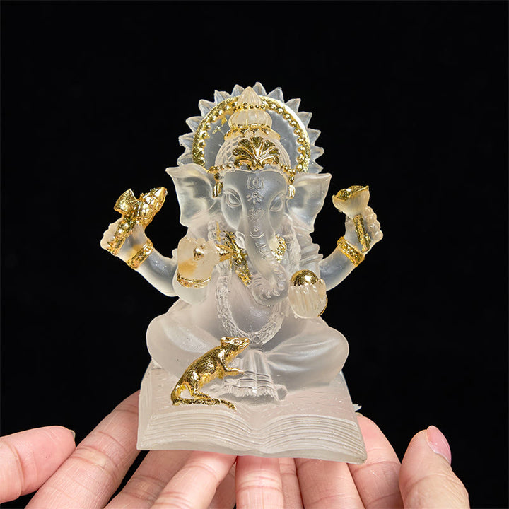 Estatua de elefante Ganesh Ganpati de Buddha Stones protectora para decoración del hogar