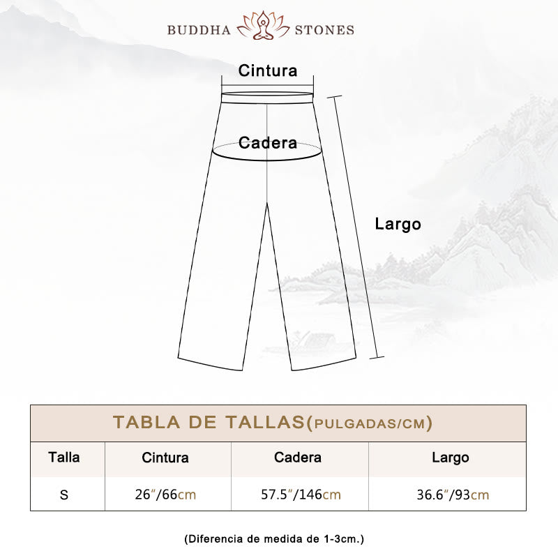 Buddha Stones, abrigo liso de manga larga, chaqueta, pantalones de pierna ancha, ropa de meditación Zen Tai Chi Yoga - image 8