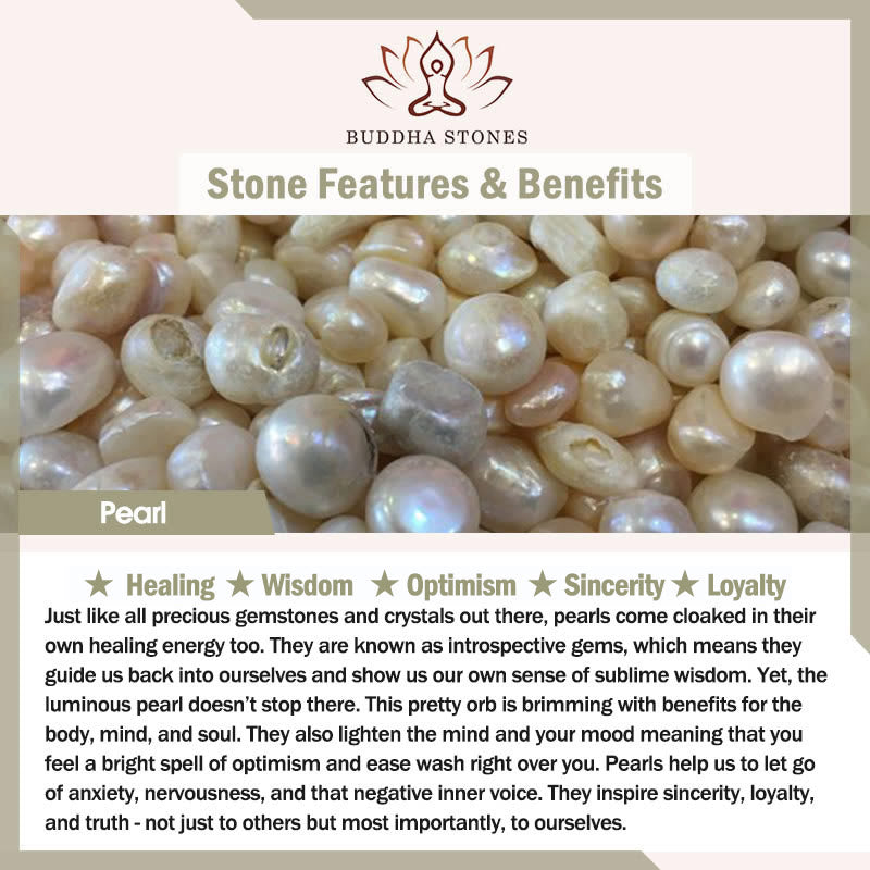 Horquilla protectora con borla de perla de nube auspiciosa de ébano y Buddha Stones