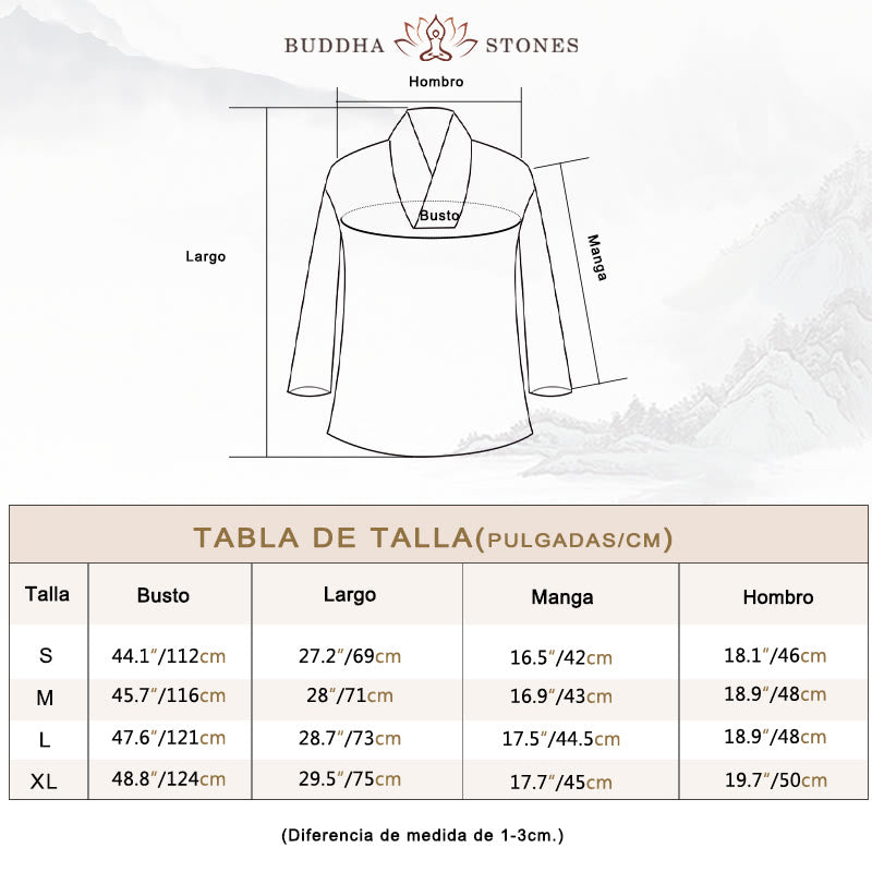Conjunto de ropa de lino y algodón para mujer , camisa de manga tres cuartos con cuello en V y pantalones de meditación Zen Tai Chi, 2 uds.