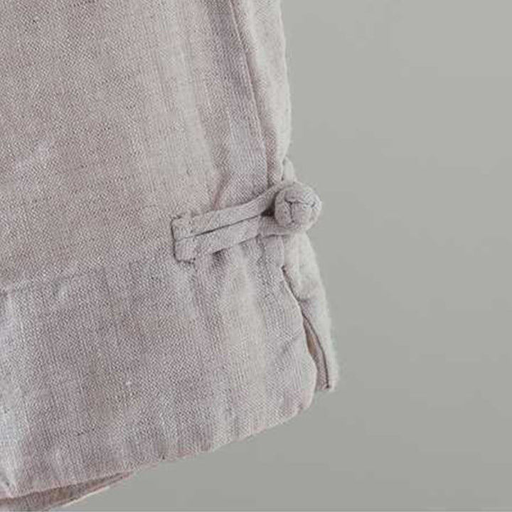 Pantalones cortos de verano informales con diseño de rana, de fibra acrílica, con botones y cremallera, de Buddha Stones, para mujer, con bolsillos - image 10