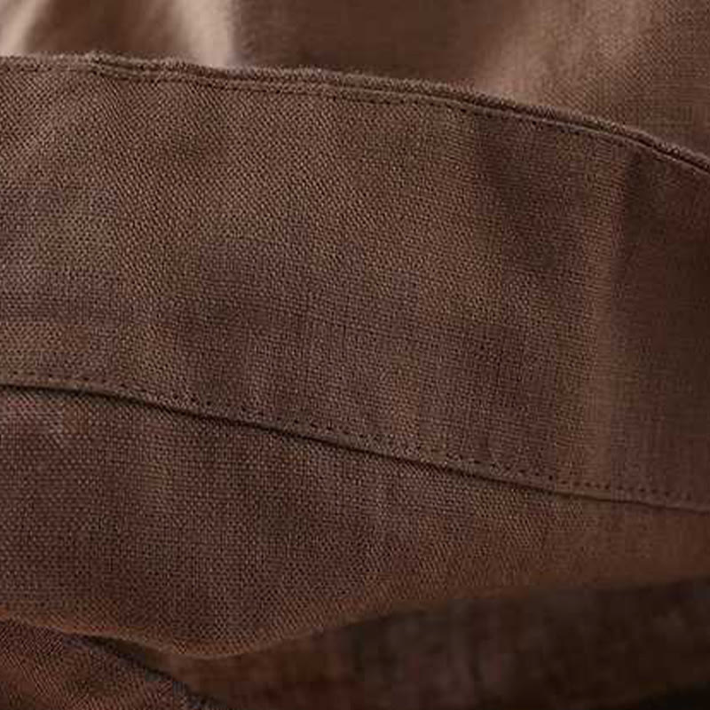 Pantalones cortos de verano informales con diseño de rana, de fibra acrílica, con botones y cremallera, de Buddha Stones, para mujer, con bolsillos - image 16