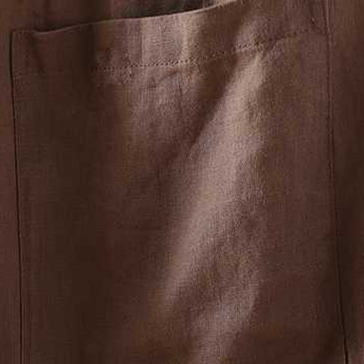 Pantalones cortos de verano informales con diseño de rana, de fibra acrílica, con botones y cremallera, de Buddha Stones, para mujer, con bolsillos - image 15