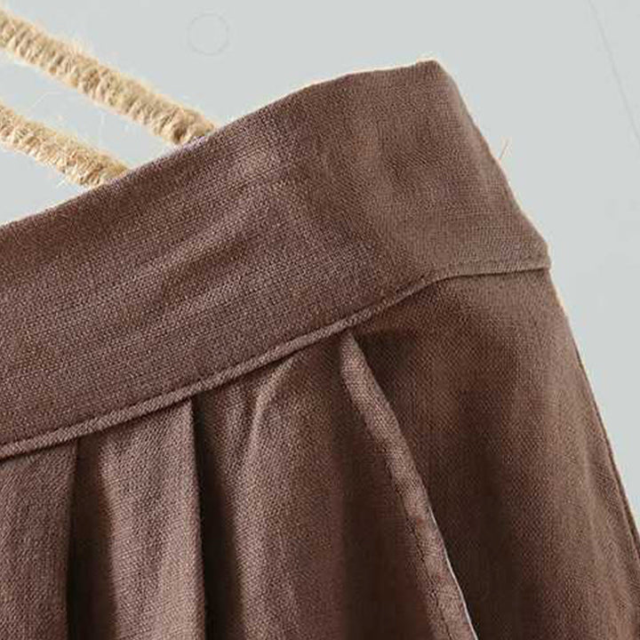 Pantalones cortos de verano informales con diseño de rana, de fibra acrílica, con botones y cremallera, de Buddha Stones, para mujer, con bolsillos - image 20