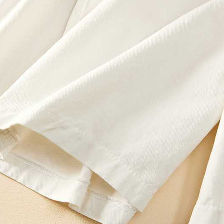 Pantalones cortos casuales sueltos de algodón liso de verano para mujer con bolsillos de Buddha Stones - image 20