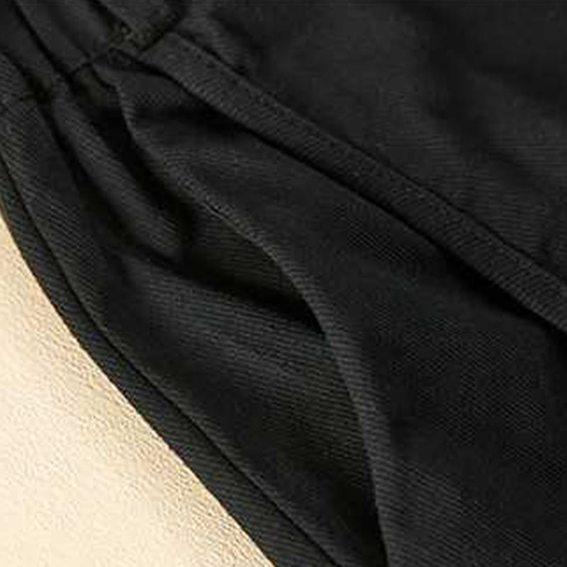 Pantalones cortos casuales sueltos de algodón liso de verano para mujer con bolsillos de Buddha Stones