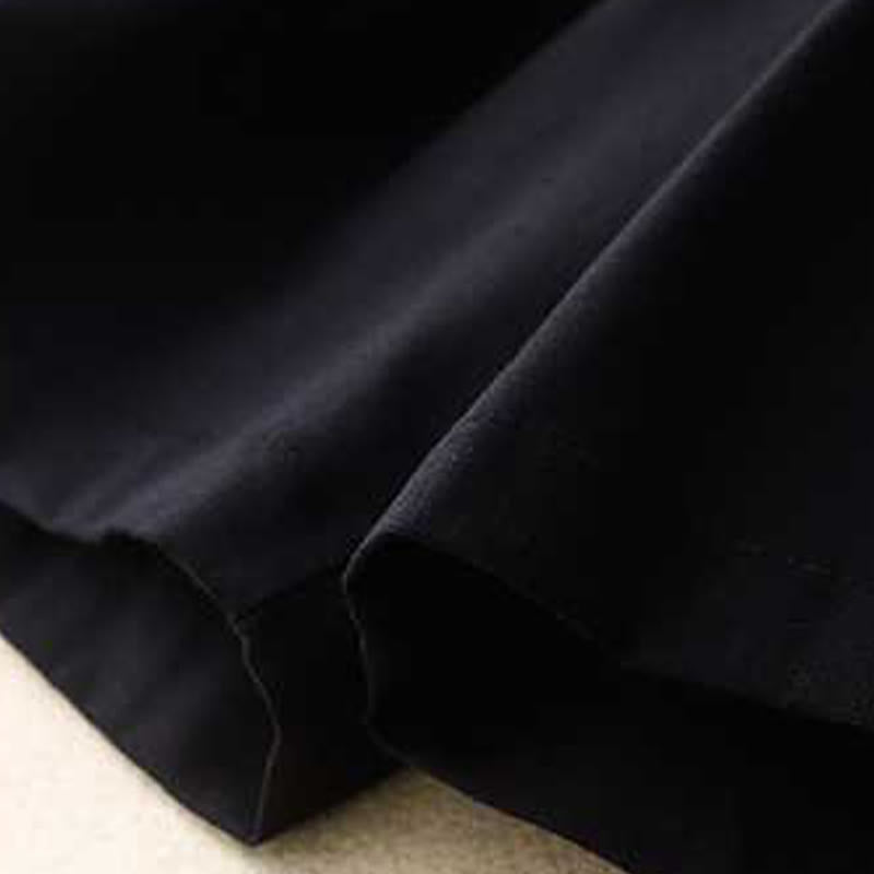 Pantalones cortos de verano informales, holgados, lisos, con botones de rana, de algodón y lino para mujer, con bolsillos, de Buddha Stones