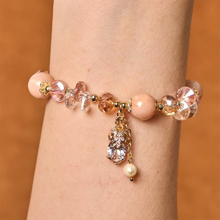 Pulsera de la riqueza PiXiu con piedra solar natural de Buddha Stones